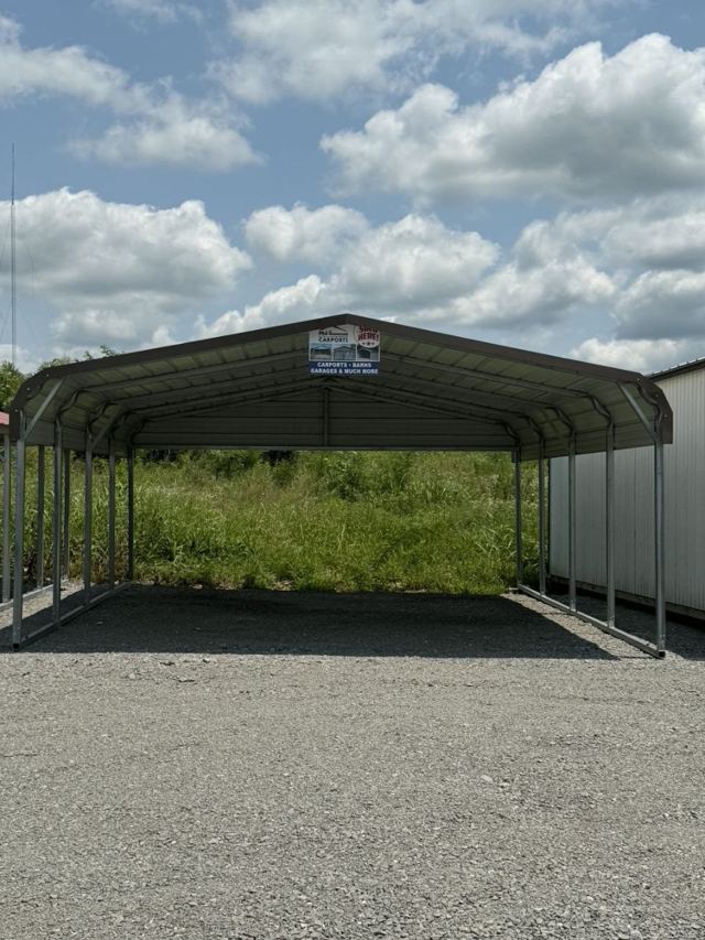 Regular-roof metal vehicle cover