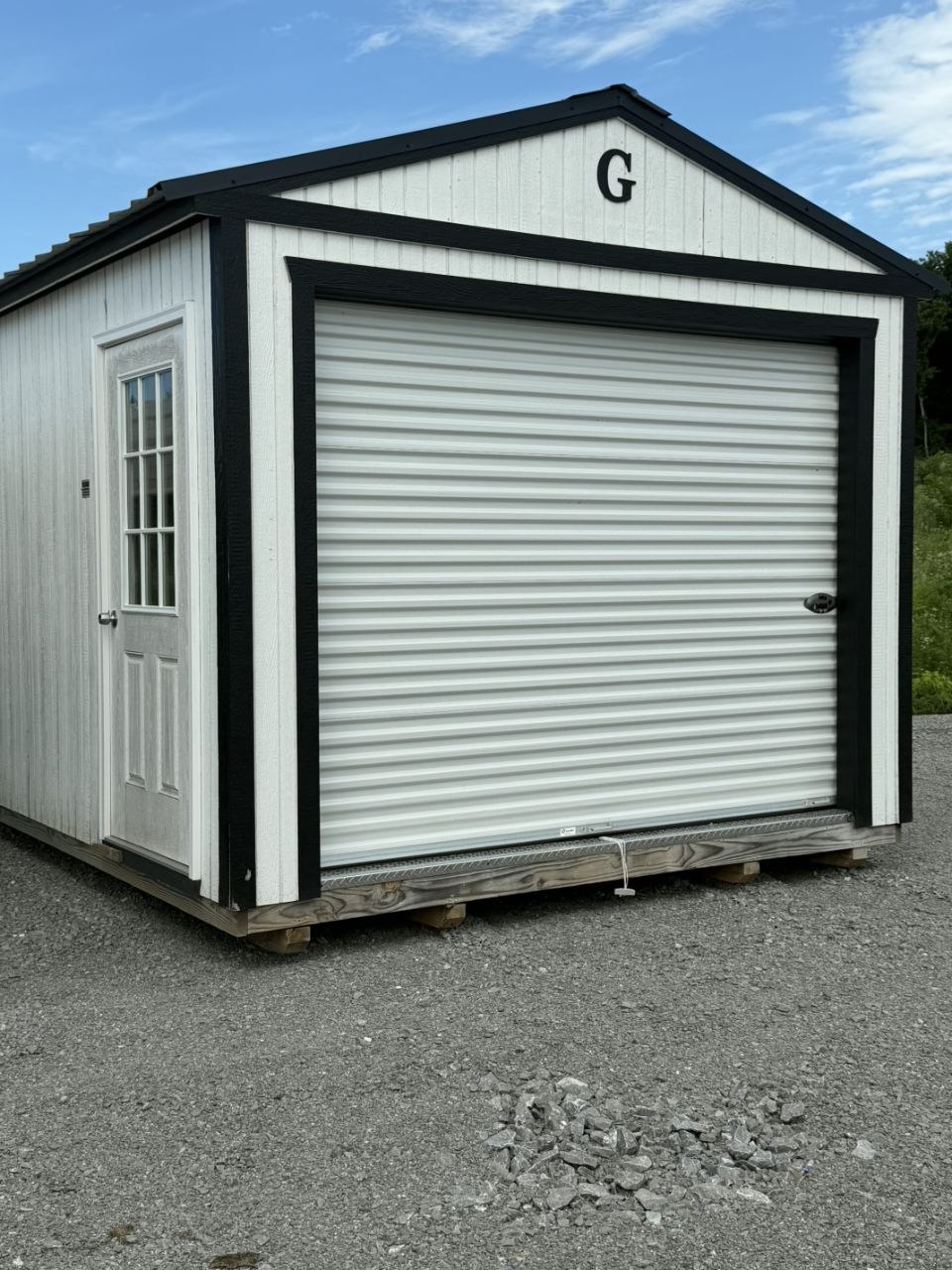 12x24 Garage available at Middle Tennessee Portable Buildings in Lewisburg Tennessee