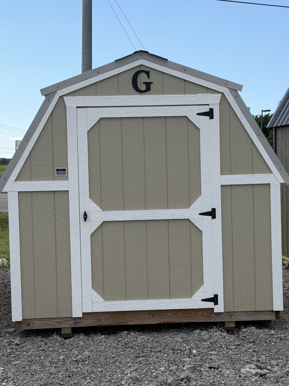 8x10 Barn available at Middle Tennessee Portable Buildings in Lewisburg Tennessee