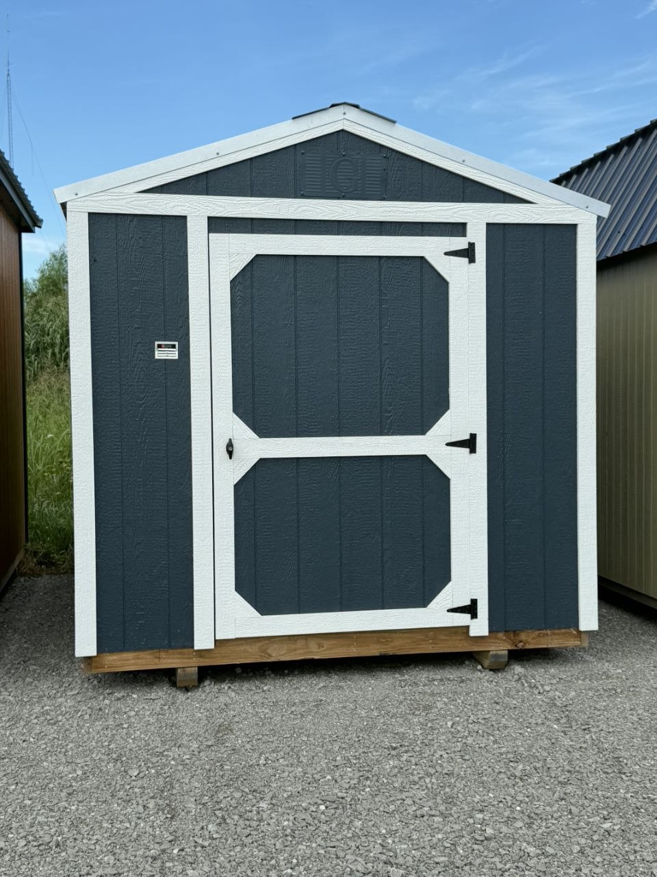 8x12 Economy Shed available at Middle Tennessee Portable Buildings in Lewisburg Tennessee